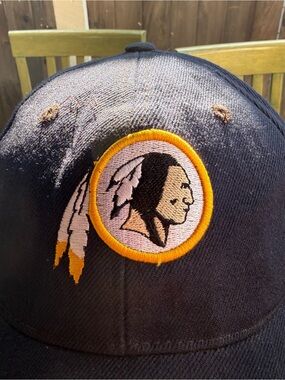Vintage Washington Redskins Hat Blue Adjustable Cap NFL Retro   OSFA